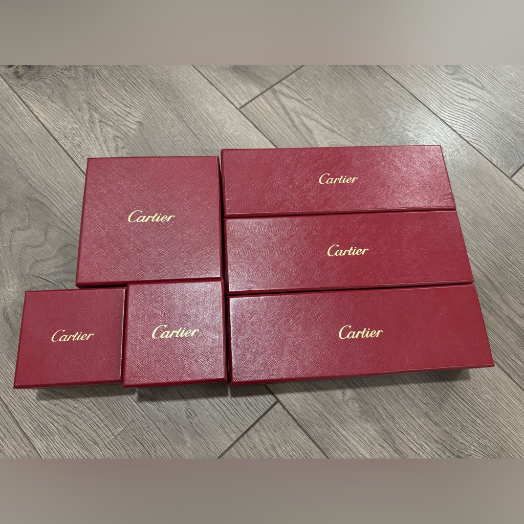 Authentic Cartier Empty Box Full Set